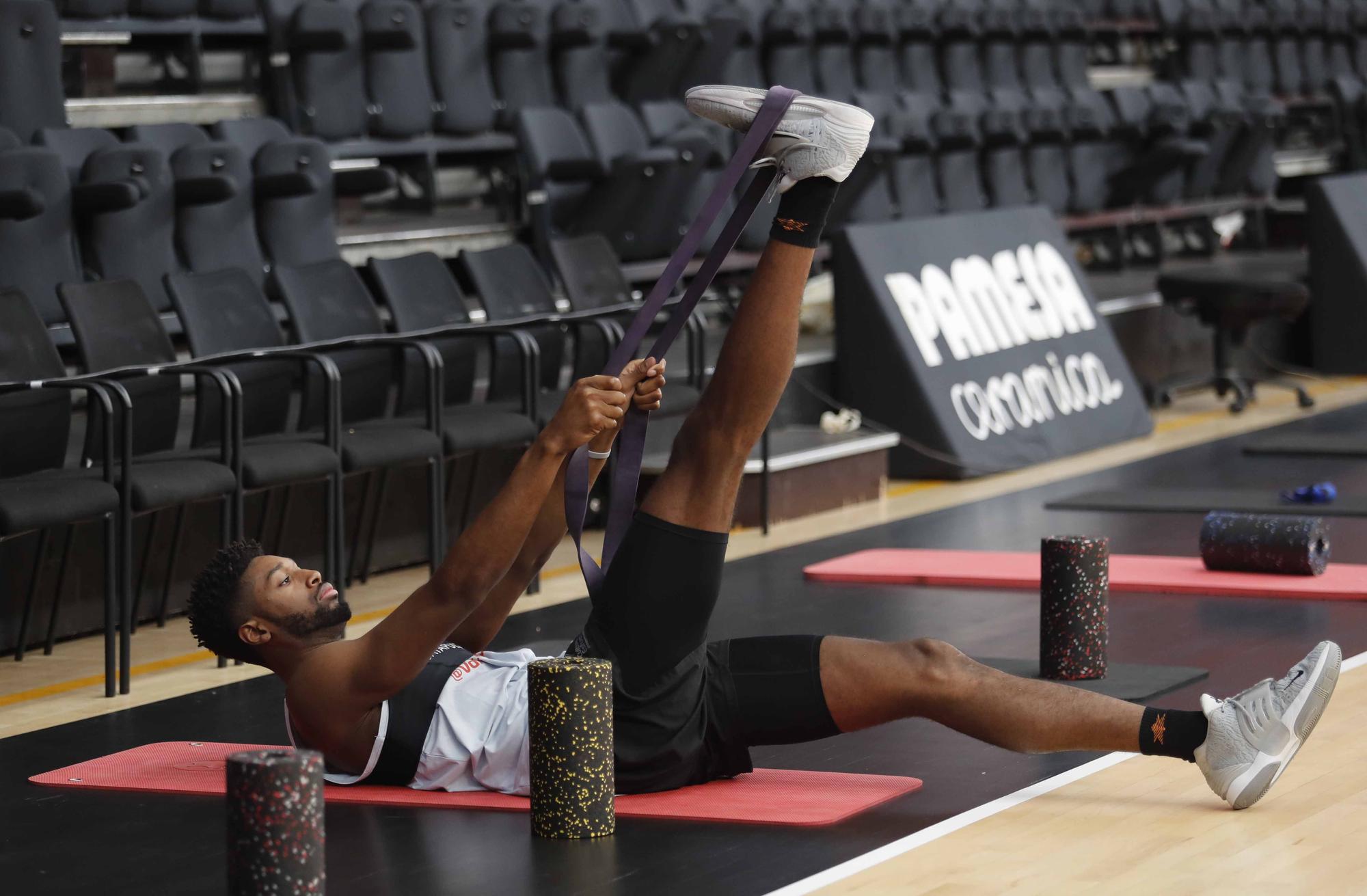 Así fue la sesión de entrenamiento para Valencia Basket