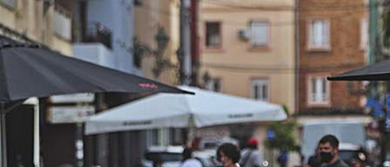 Terraza de un bar en València. | F. CALABUIG