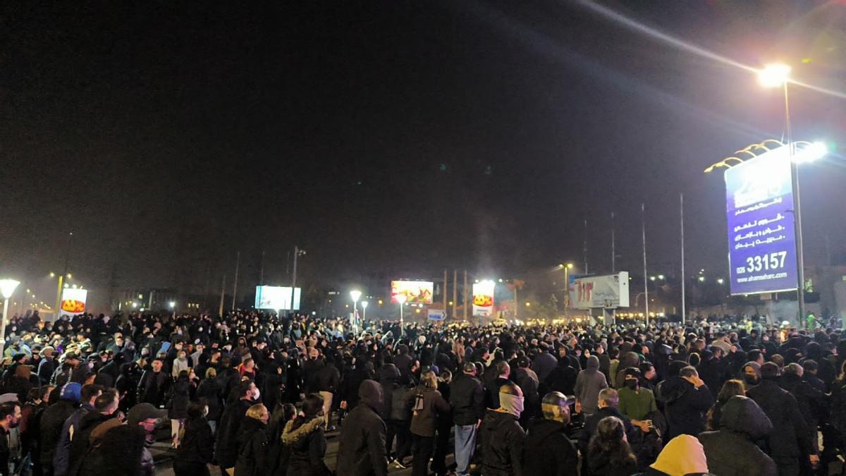 Manifestación antigubernamental en Irán