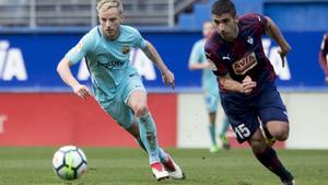 José Ángel Valdés Coteen un partido contra el Barça en la temporada 2017/2018.
