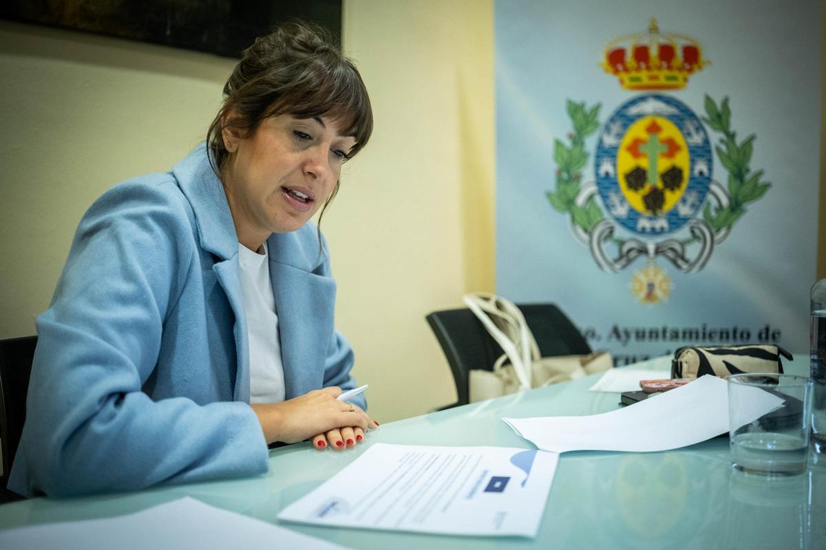 Charín González, concejala de Acción Social en el Ayuntamiento de Santa Cruz.