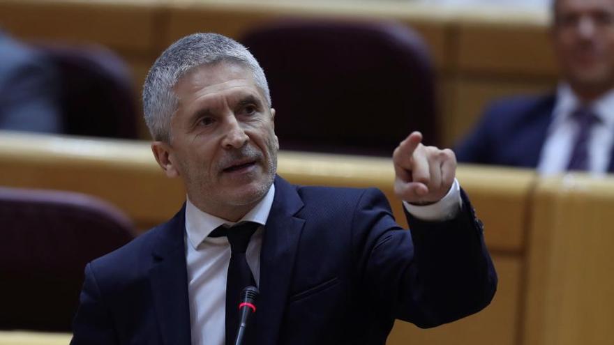 Fernando Grande-Marlaska, en el Senado, en una imagen de archivo