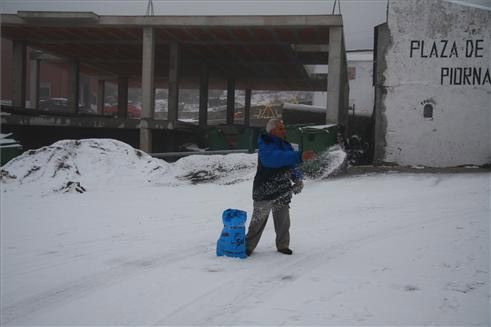 Nieve en el norte de Extremadura