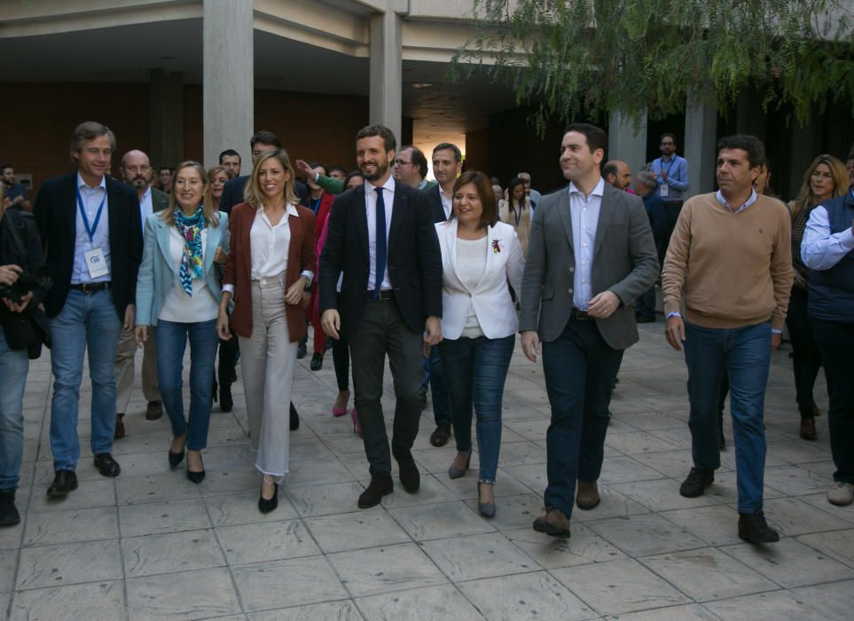 Pablo Casado centra su campaña en la economía durante un acto del PP celebrado en Alicante