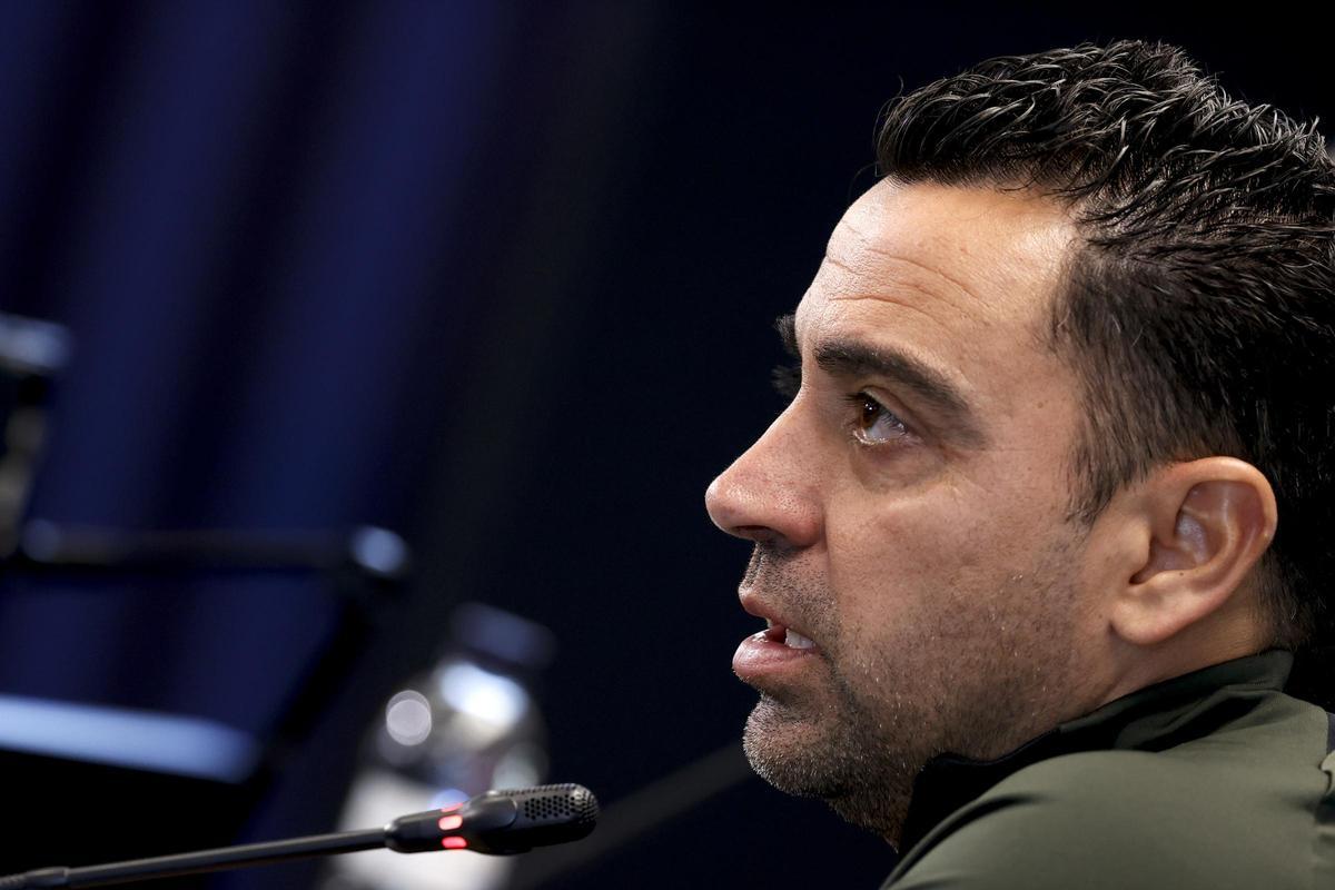 Rueda de prensa de Xavi