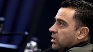 Rueda de prensa de Xavi