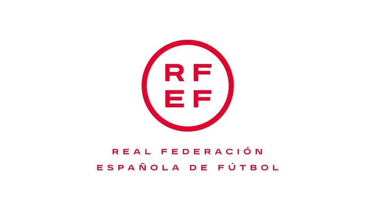 Logo de la Real Federación Española de Fútbol.