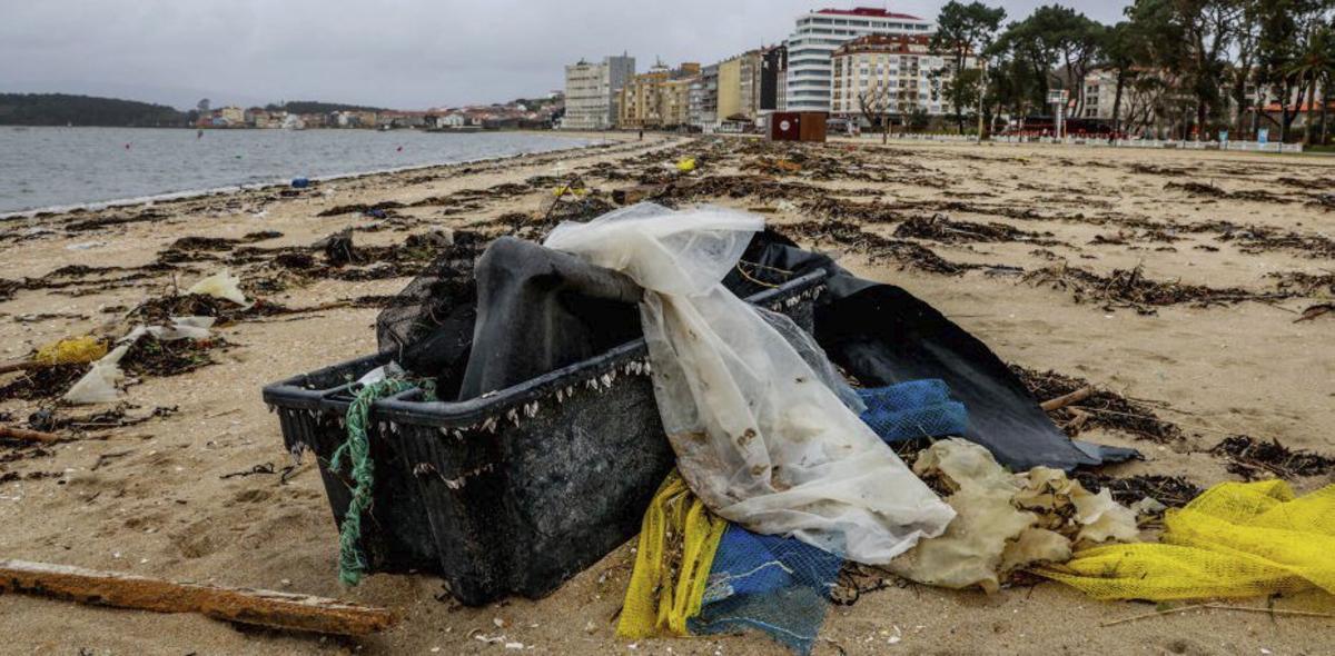 Gran parte de esos restos son plásticos.