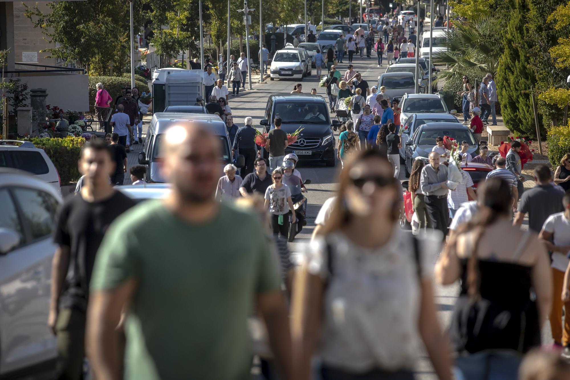 Tots Sants en el cementerio de Palma