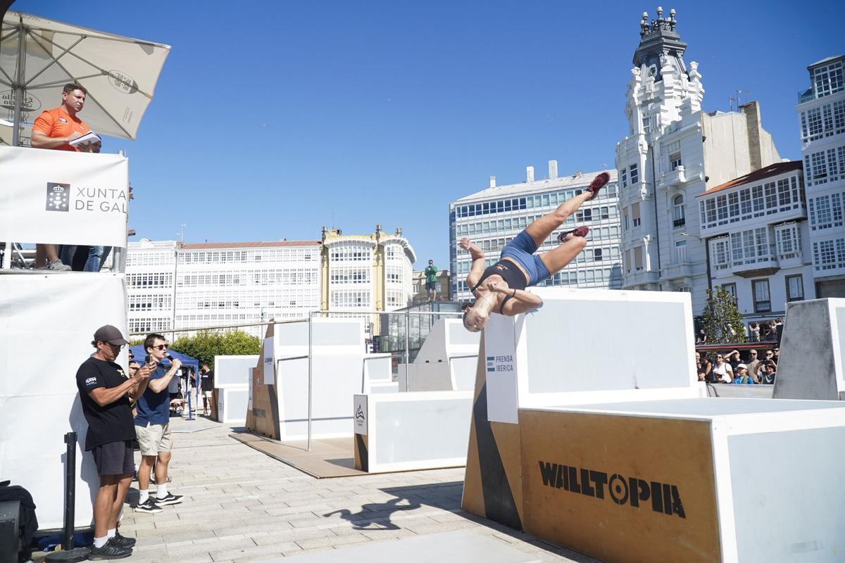 Finales de Freestyle de parkour de GRAVITEO A Coruña Xacobeo