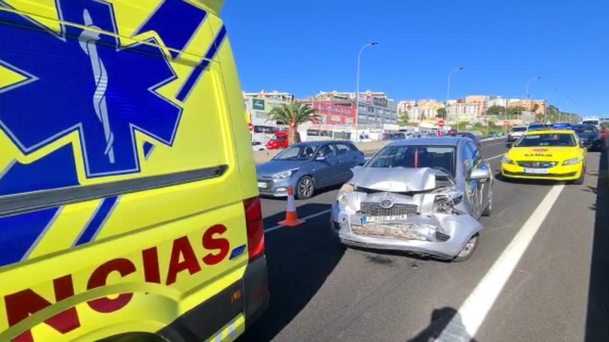 Accidente de tráfico en la TF-5