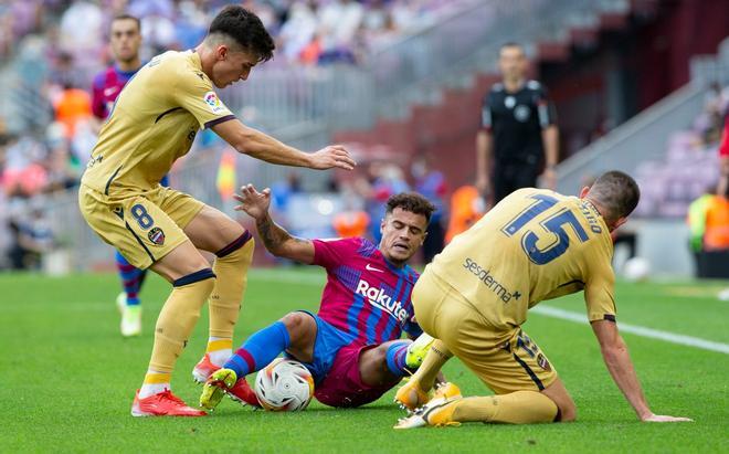 Las mejores imágenes del Barça - Levante: Ansu Fati, Depay, de Jong, Gavi, Nico...