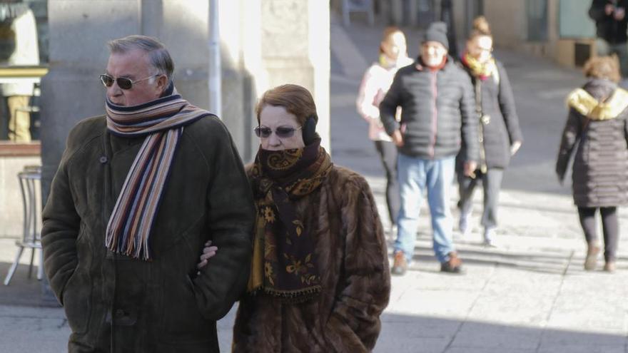 El frío hace acto de presencia de Zamora.