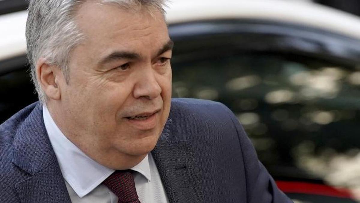 Santos Cerdán llega al Tribunal Supremo para prestar declaración, en una comparecencia de junio de 2025