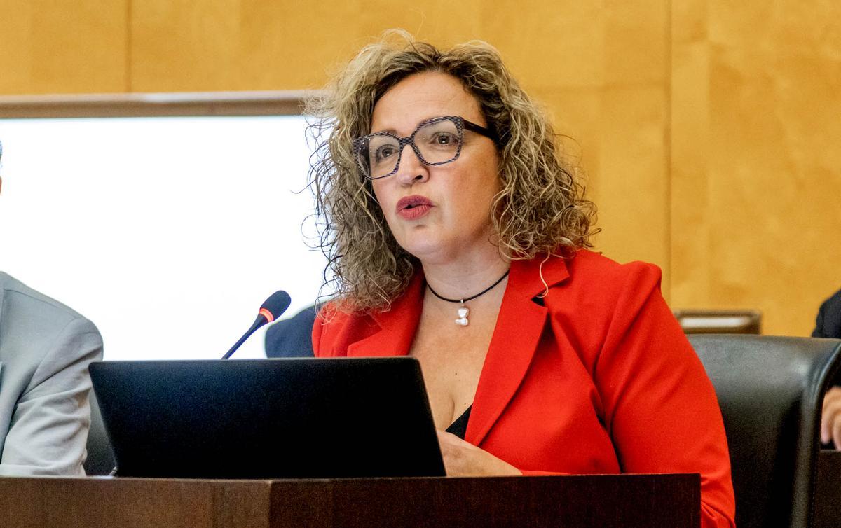 Lourdes Caselles, portavoz del equipo de gobierno del PP de Benidorm