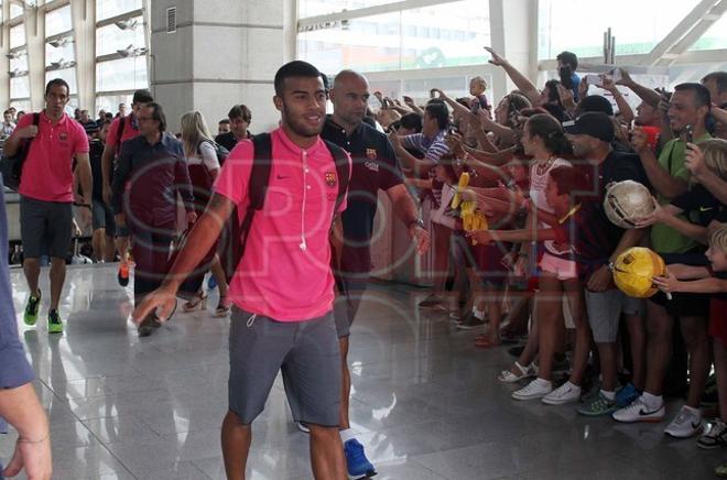 El viaje del Barça a Castellón, en imágenes