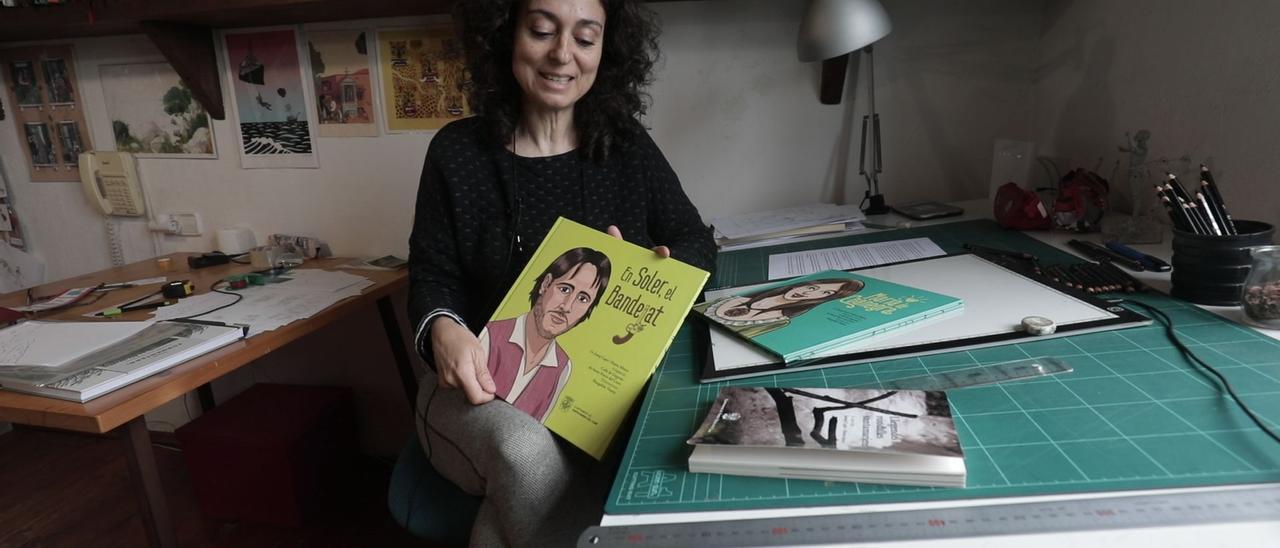 Margalida Vinyes, ilustradora: "'En Soler, El Bandejat' sigue los pasos de na Maria de Coanegra"