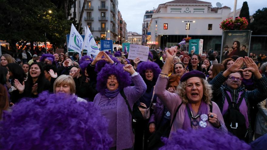 El 8M desborda el centro de Málaga con más de 15.000 manifestantes
