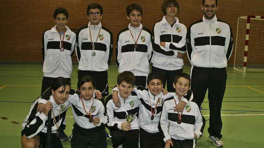 Los jóvenes jugadores zamoranos que están alcanzando ya un alto nivel en el ámbito regional.