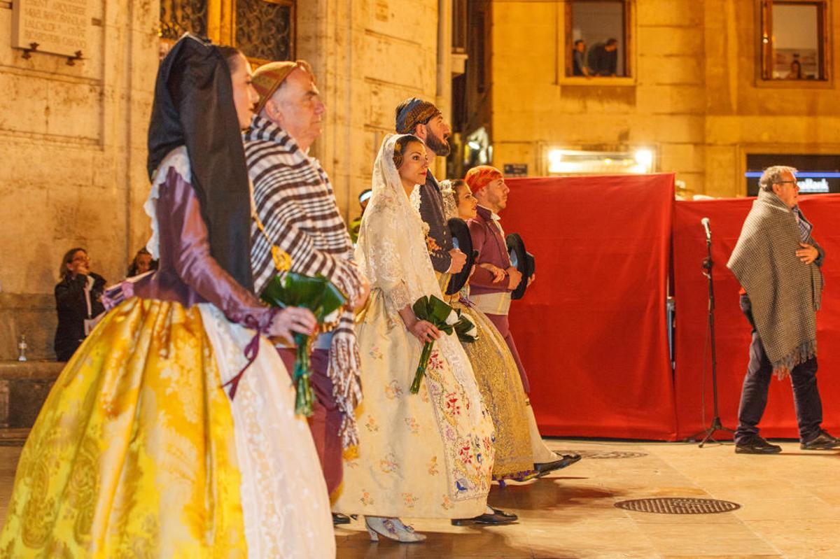 Las fallas de Mislata, en la Ofrenda de València