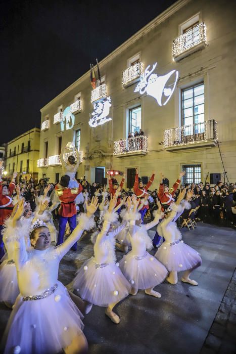 Blanca y luminosa Navidad en Orihuela