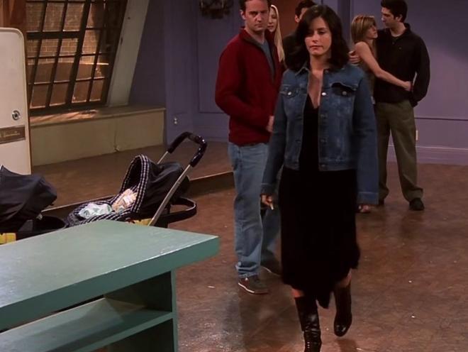 Monica Geller en el episodio final de Friends