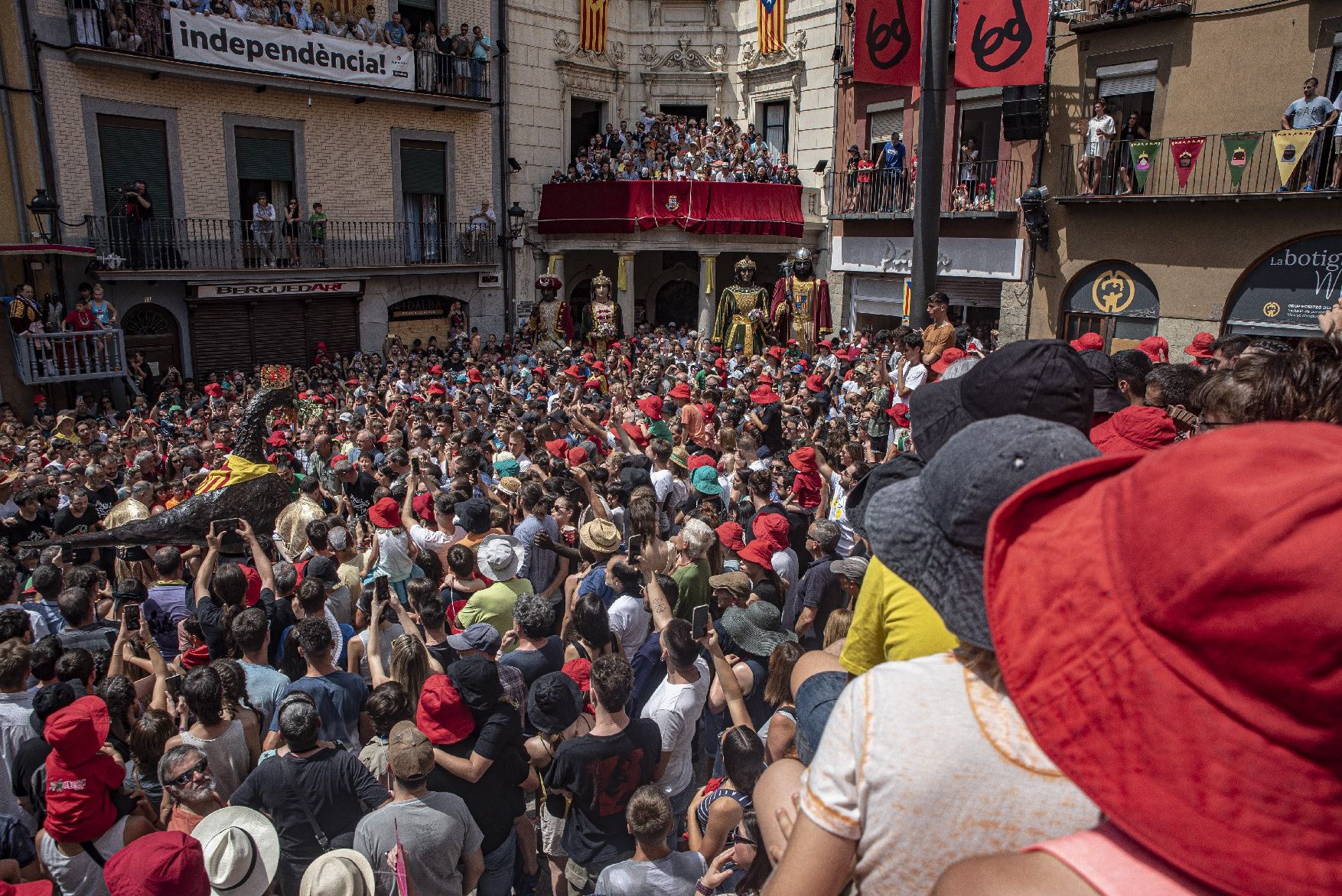 La Patum de lluïment de dijous, en fotos