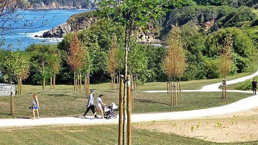 Parque de Bastiagueiriño, en cuya segunda fase trabajó López Cao.