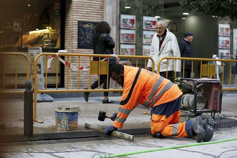 Llegada a Zaragoza de Salma Paralluelo