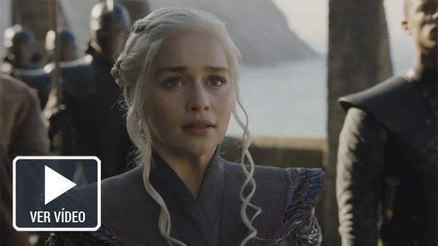 Daenerys a su llegada a Rocadragón