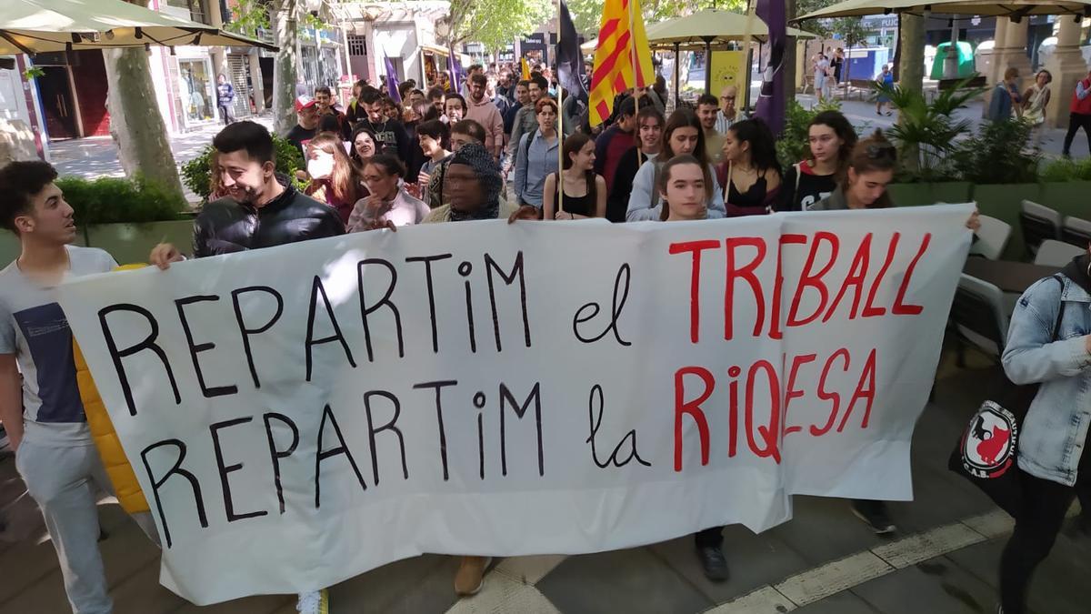 La manifestació de l&#039;1 de Maig a Manresa