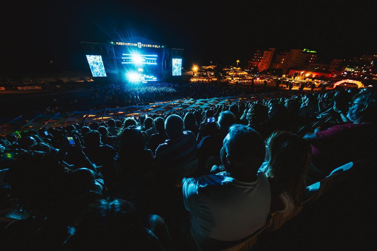 El público, durante el concierto