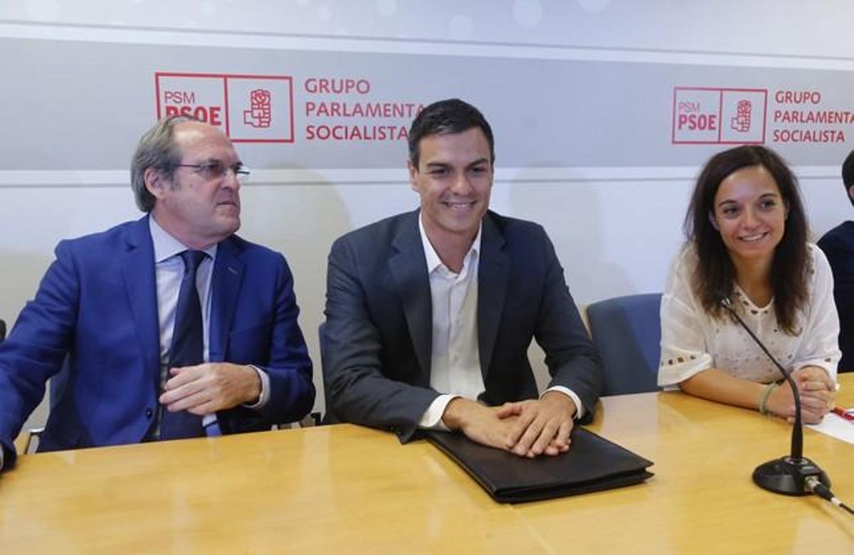 Pedro Sánchez, aquest dimecres, a la reunió del grup parlamentari socialista. Pedro Sánchez, aquest dimecres, a la reunió del grup parlamentari socialista.