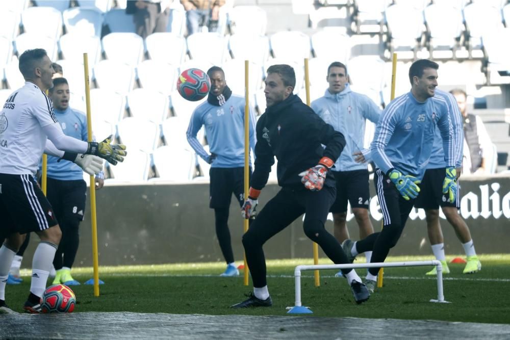 El Celta prepara la pólvora para revivir ante la Real Sociedad. // J. Lores