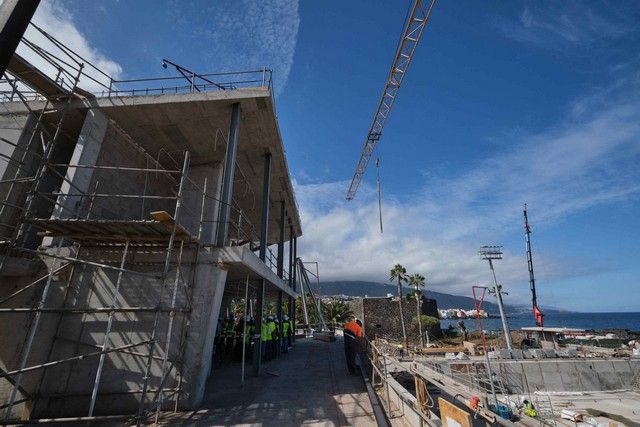 Visita a las obras de la Piscina Puerto de la Cruz