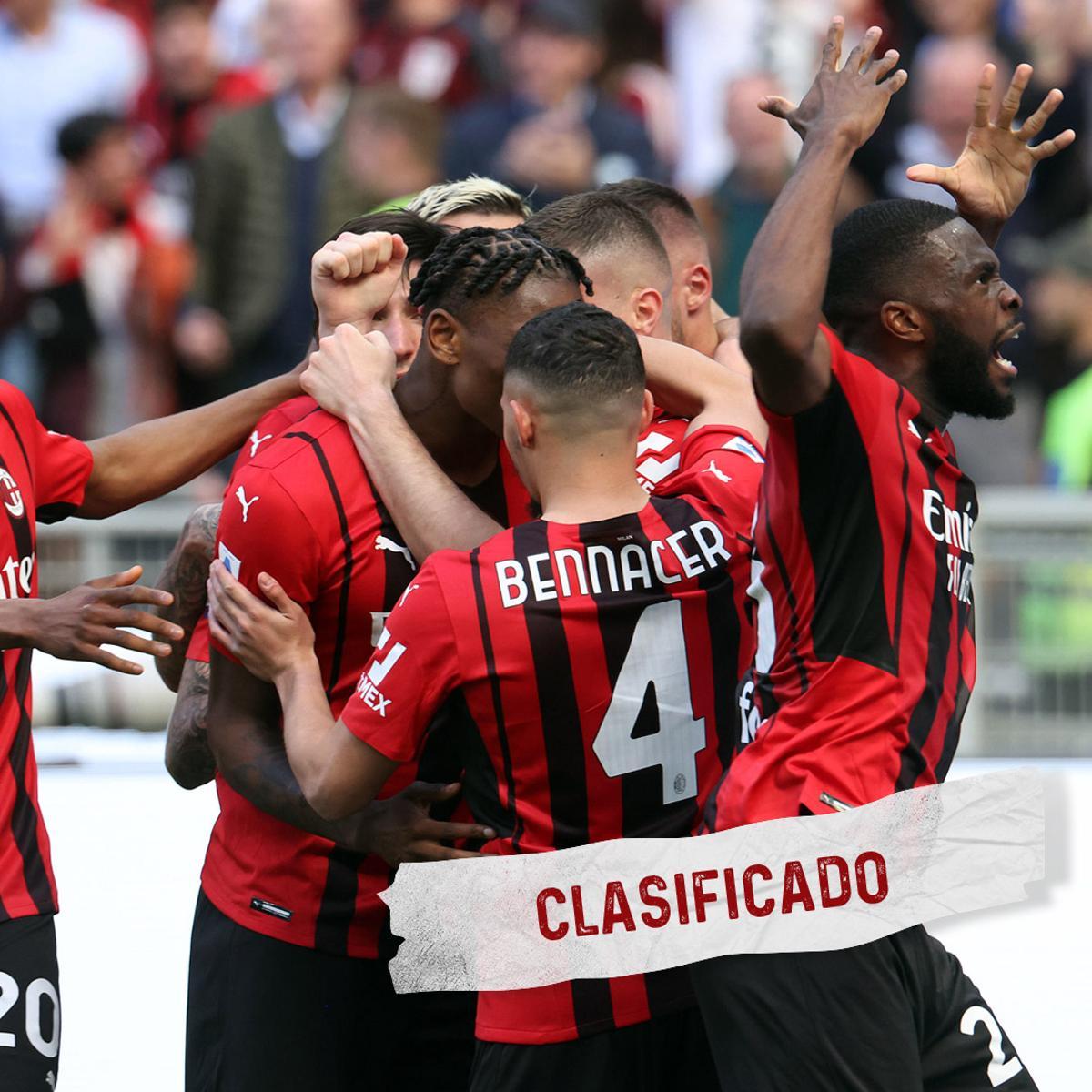 Gane o no el título del Calcio, el AC Milan se asegura una plaza en la próxima Champions