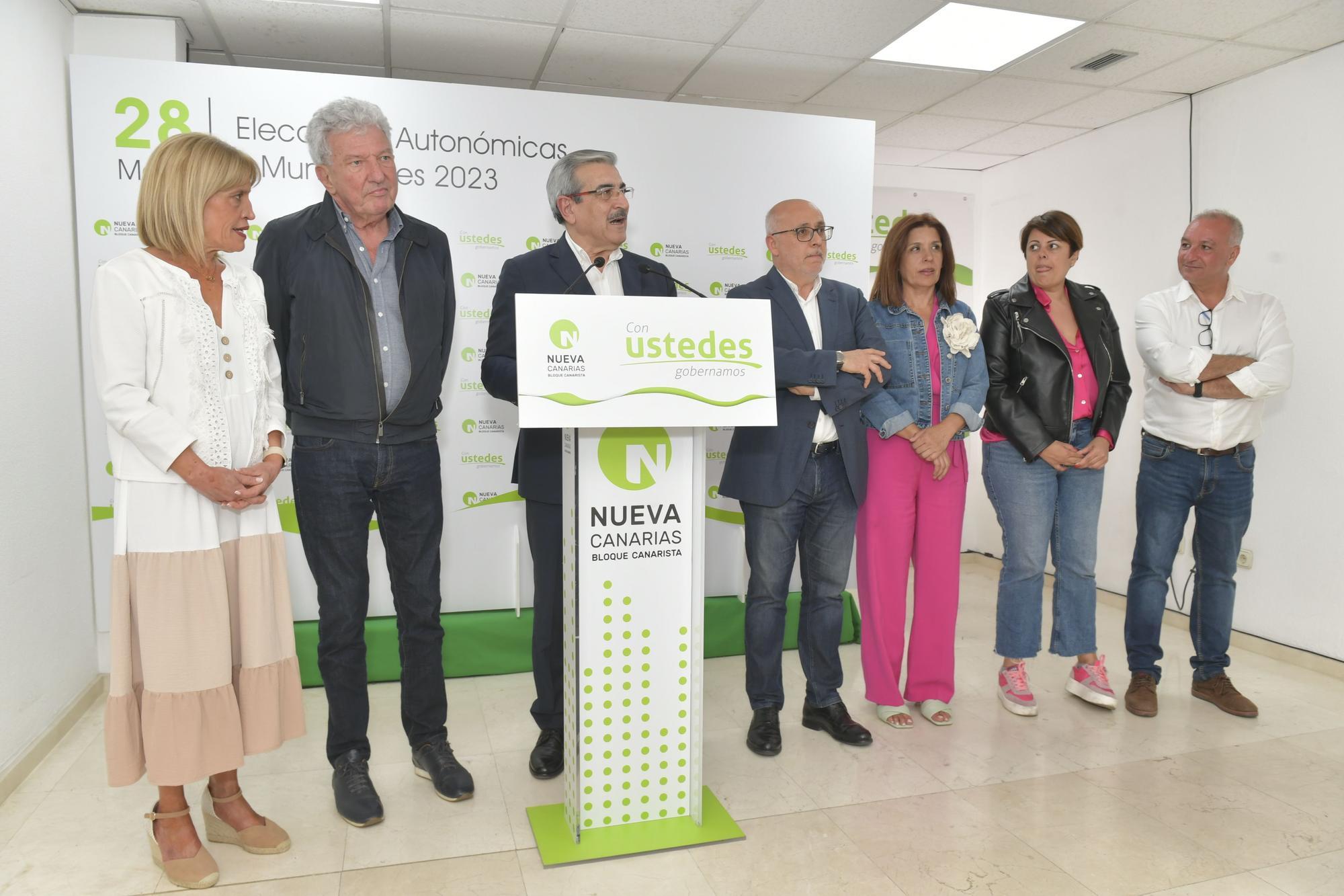 Noche electoral con Nueva Canarias