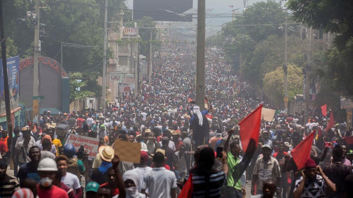 haití protestas 20190610-636957320668524504