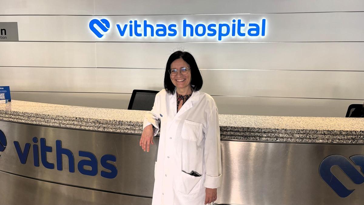 Doctora Alicia Serrano, cardióloga de la Unidad de Cardiología del Hospital Vithas Valencia 9 de Octubre.