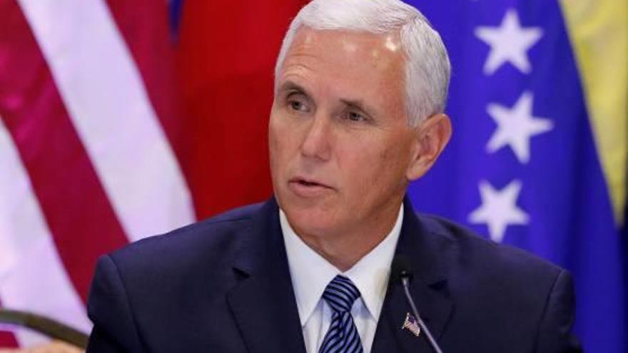 Mike Pence va assegurar que «el dret natural del poble de Veneçuela serà la llibertat».