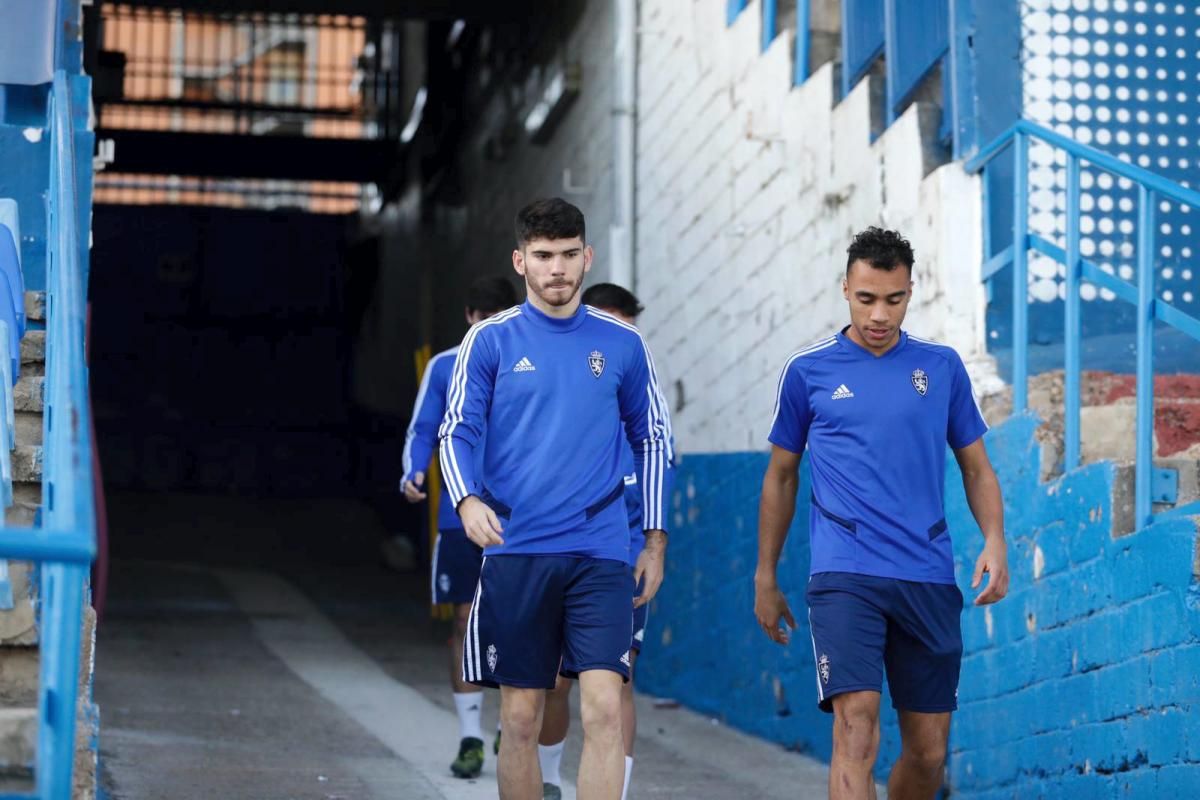 Entrenamiento del Real Zaragoza juvenil