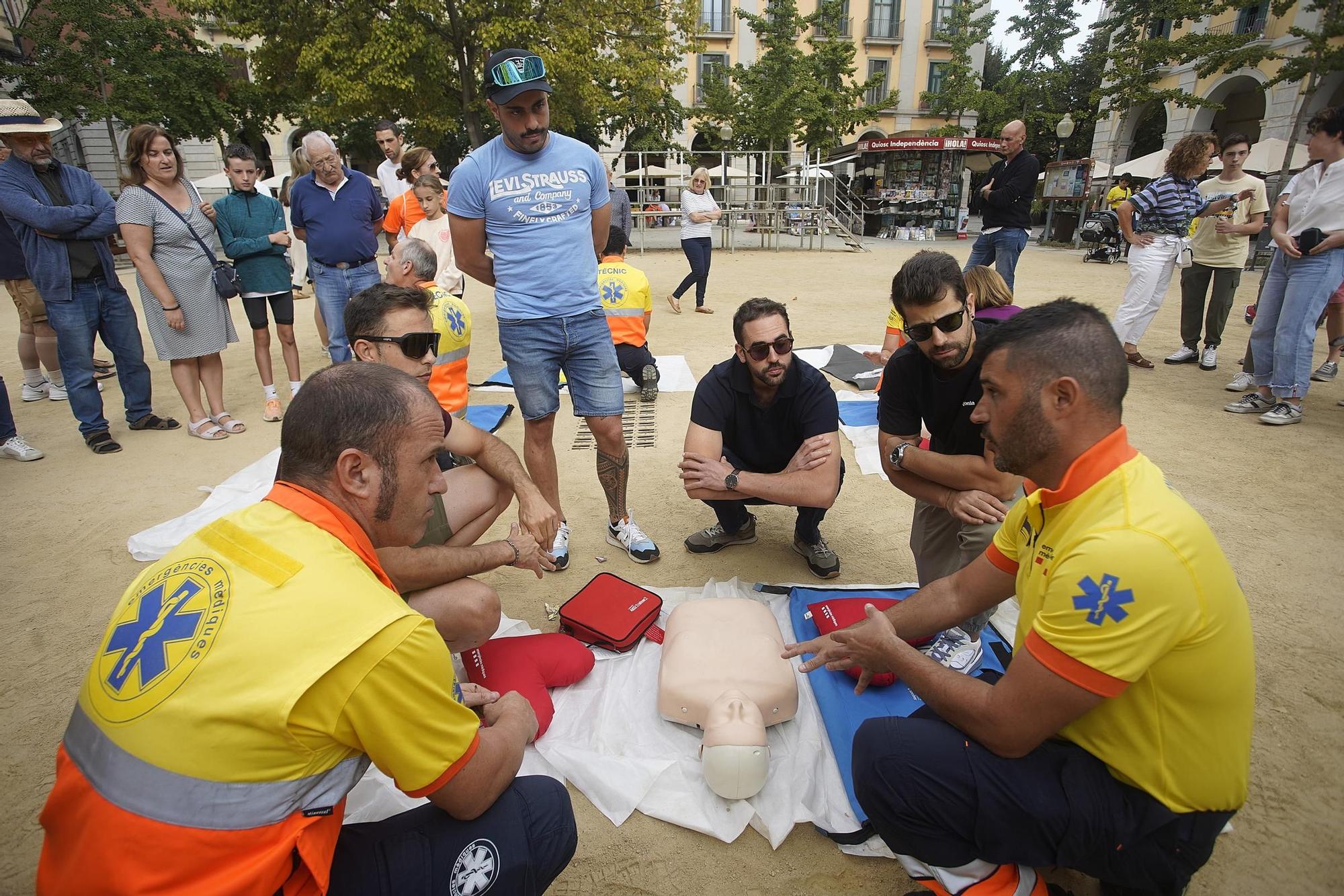 Taller pràctic de reanimació cardiopulmonar a Girona