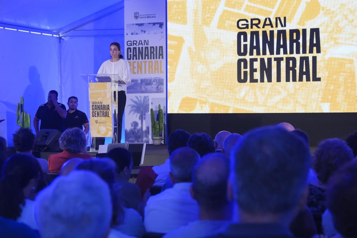 Presentación del proyecto Gran Canaria Central en Santa Brígida