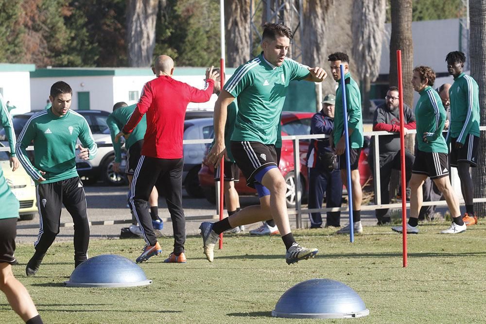 Primer entrenamiento de Raúl Agné con el Córdoba CF