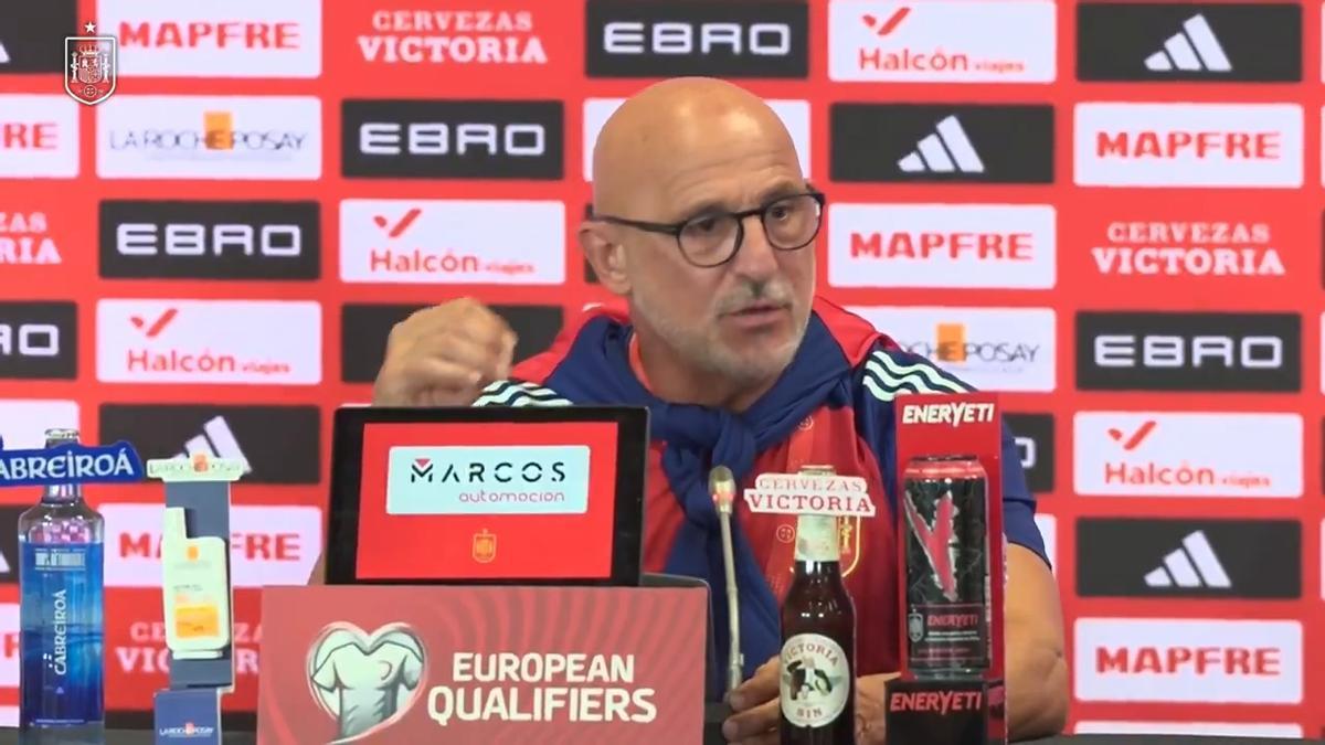 Luis de la Fuente volvió a hablar de Lamine Yamal