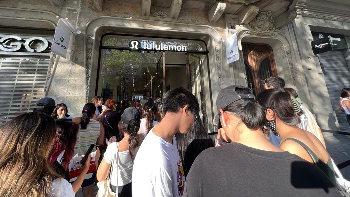 La tienda de Lululemon de paseo de Gràcia.