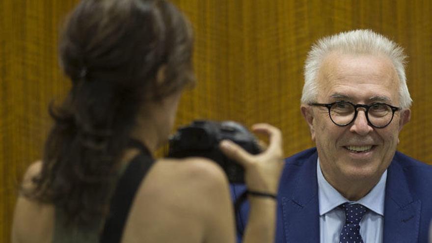 José Sánchez Maldonado, antes de comenzar su intervención.