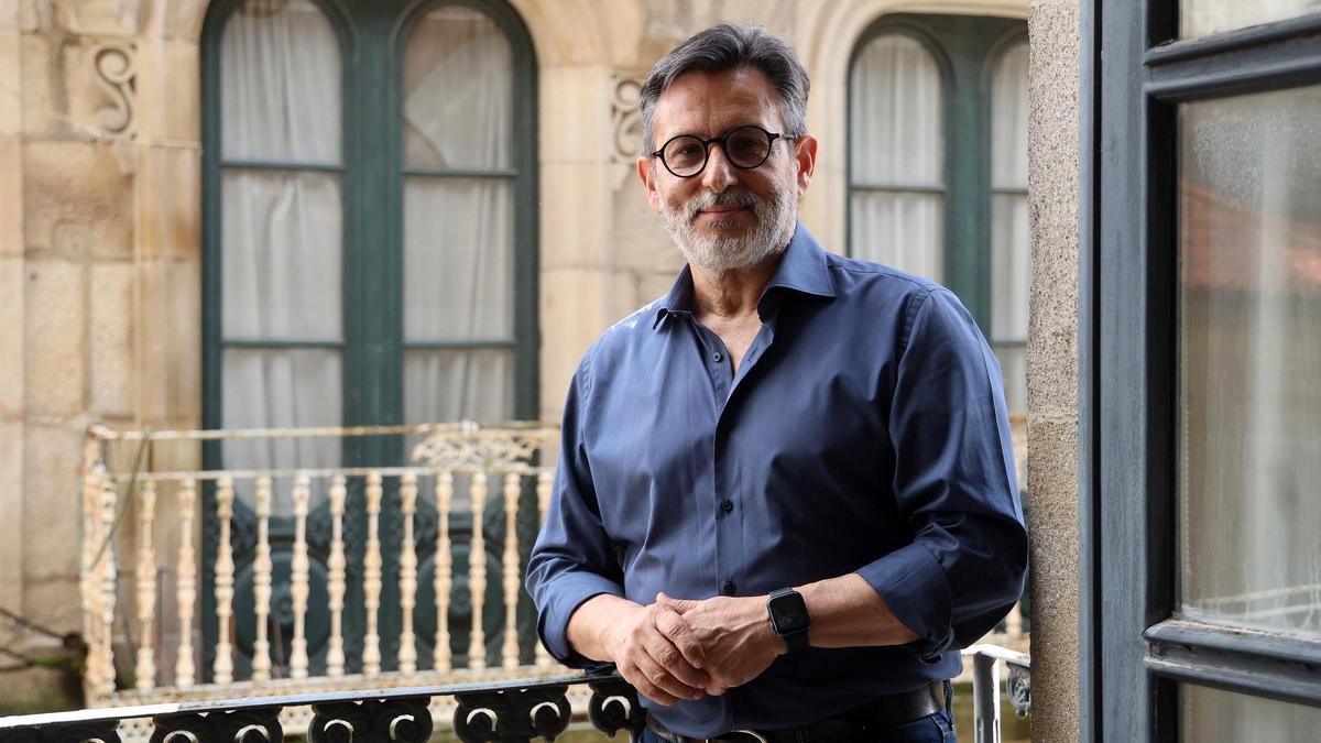 El doctor Julio Mayol, en Pontevedra.
