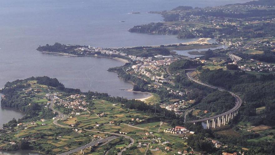 Vista aérea de Miño.