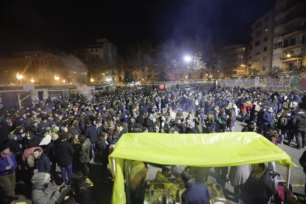 Sant Sebastià 2019: llonguetades en calles y plazas de Palma